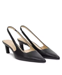 کفش پاشنه‌دار پشتی بنددار ESS KITTEN HEEL برند Calvin Klein - 1007869739