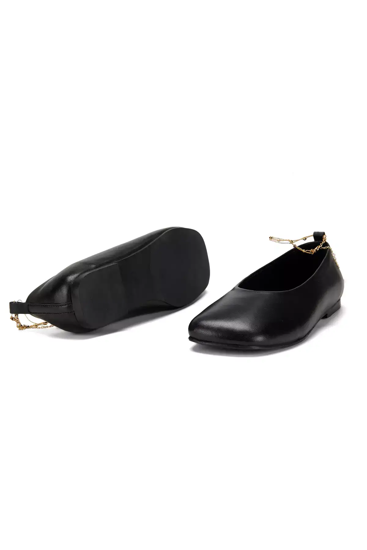 کفش بابی زنانه با جزئیات زنجیری مشکی برند Desa - 876843385