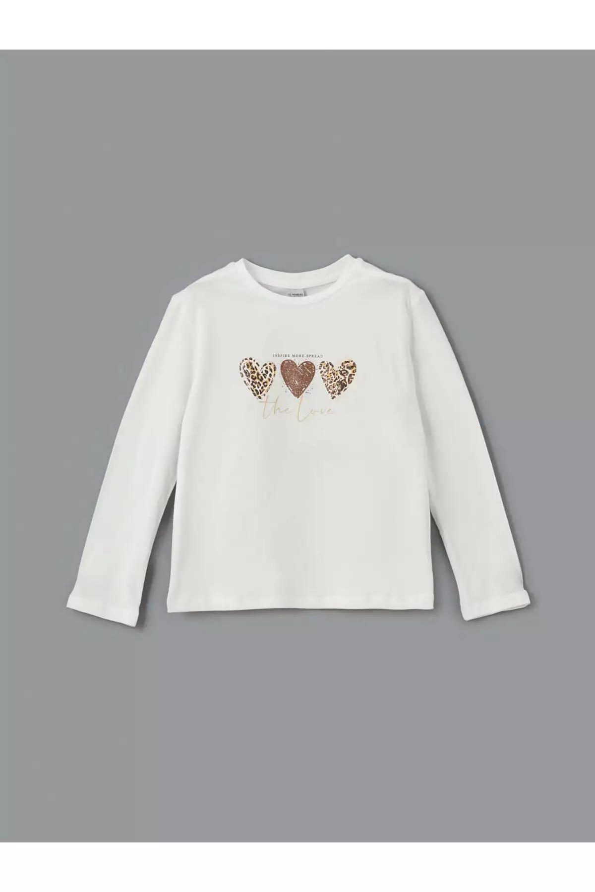 تیشرت دخترانه یقه گرد LCW Kids برند LC Waikiki - 895426478