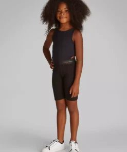 تیشرت دخترانه مشکی با طرح چاپی برند Calvin Klein - 928091824