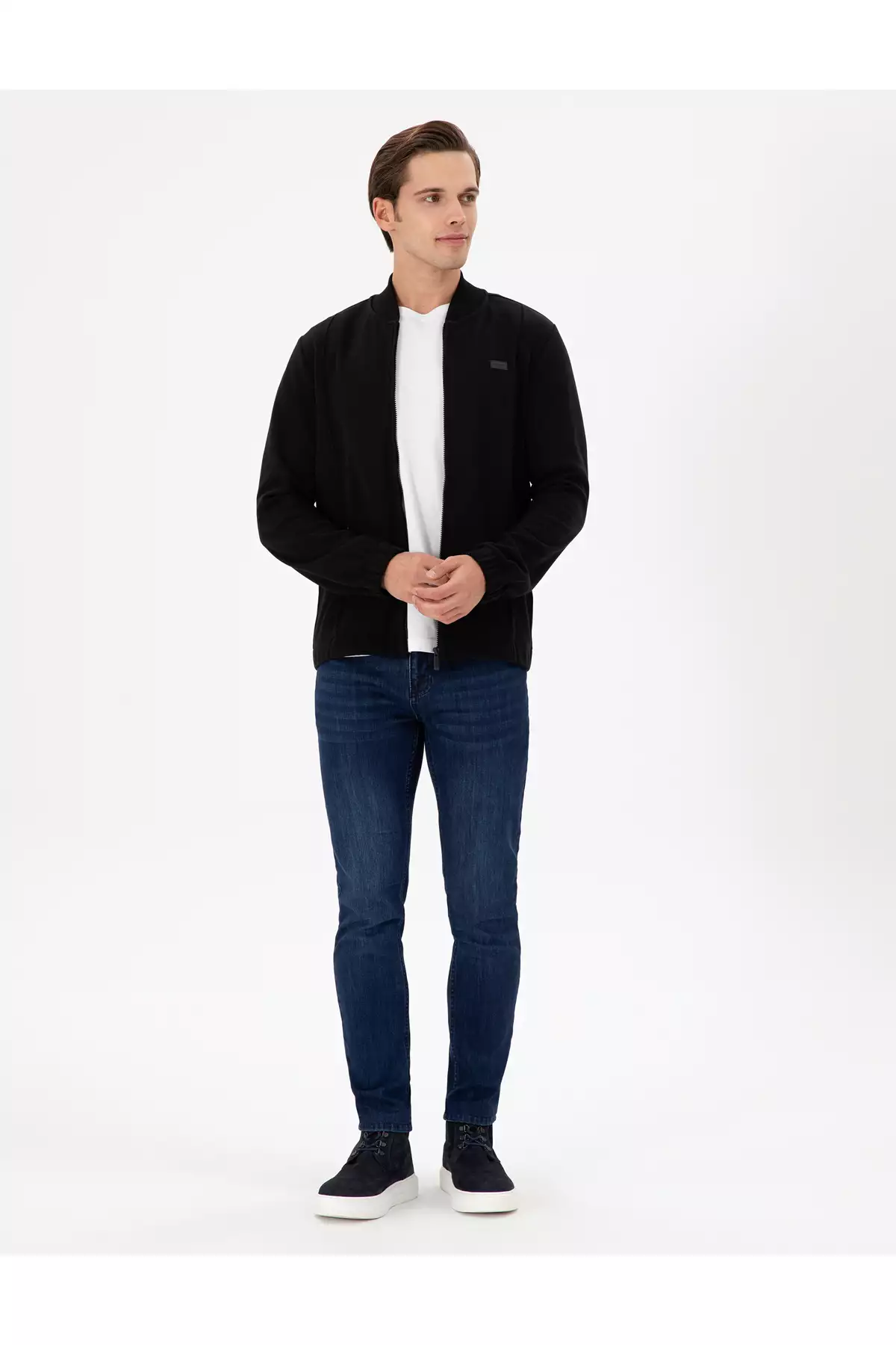 کاپشن بافتنی مشکی مردانه 50293386-VR046 برند U.S. Polo Assn. - 878231573