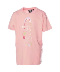 تیشرت بچگانه صورتی Hmlmolly SS مدل ۹۱۱۹۹۰-۹۸۲۴ برند hummel - 858558947