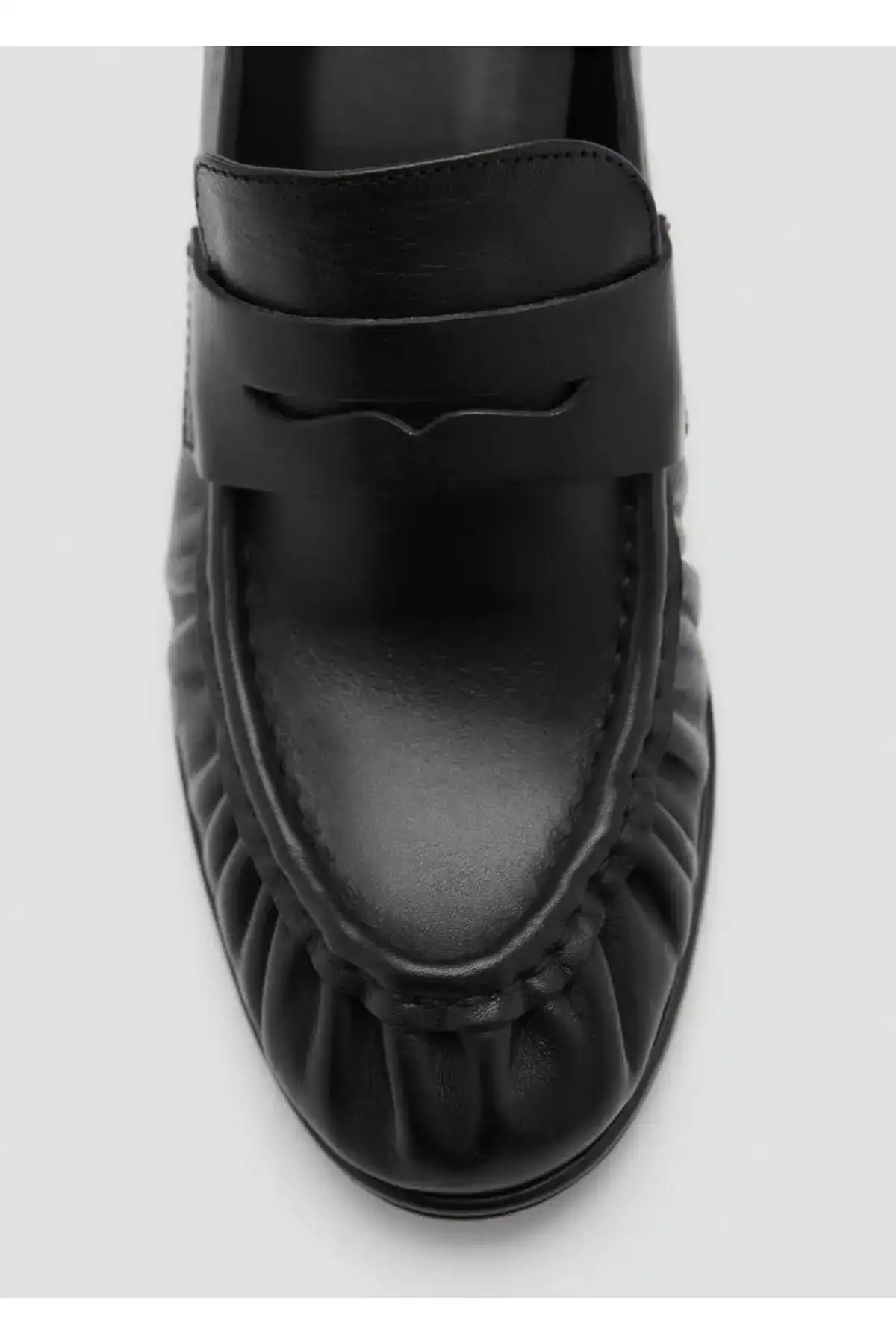 کفش چرم پاشنهدار با بند برند MANGO - 849640335