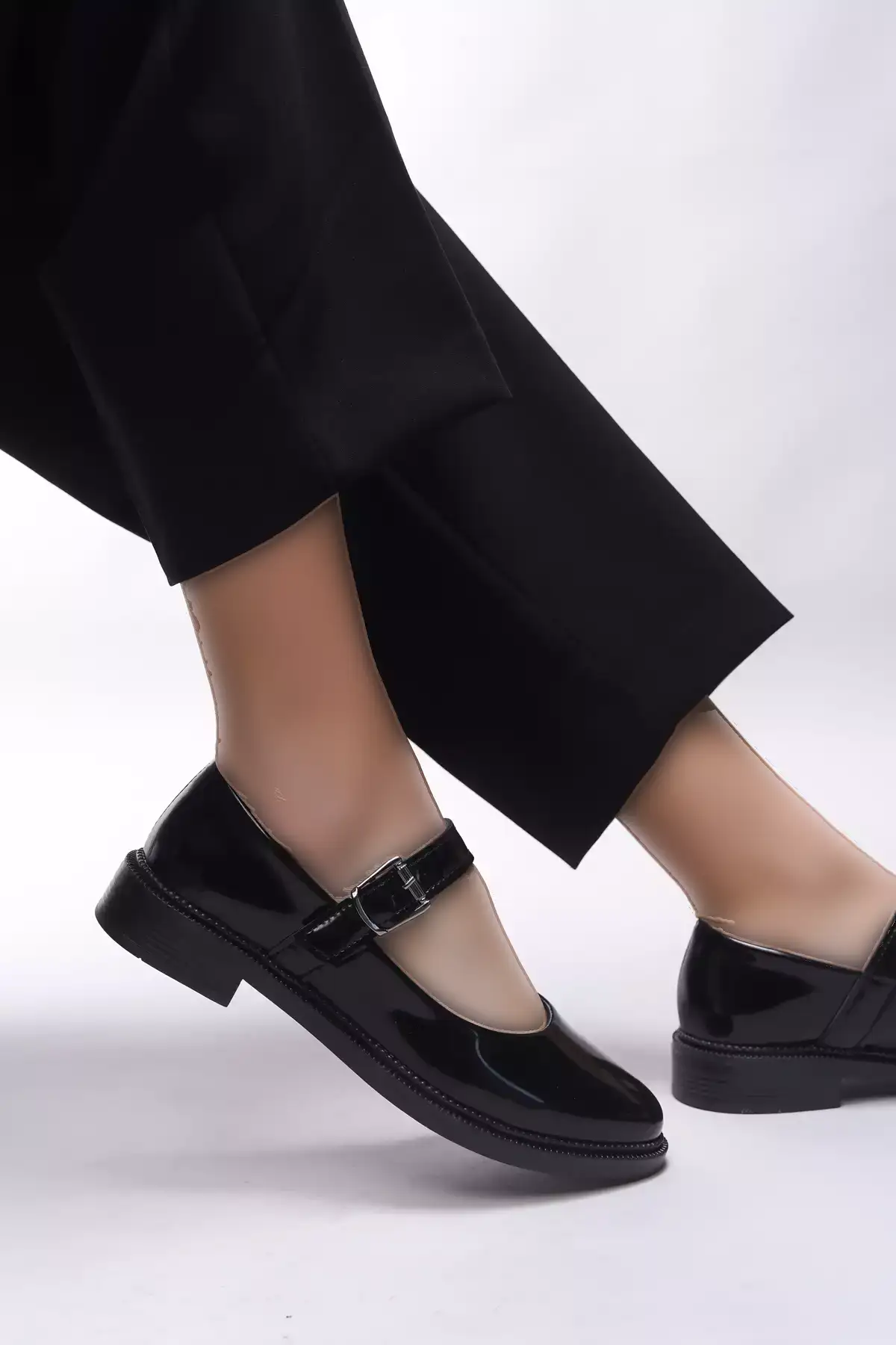 کفش زنانه ساالهرا مدل 0012250 مشکی براق برند Riccon - 905321292