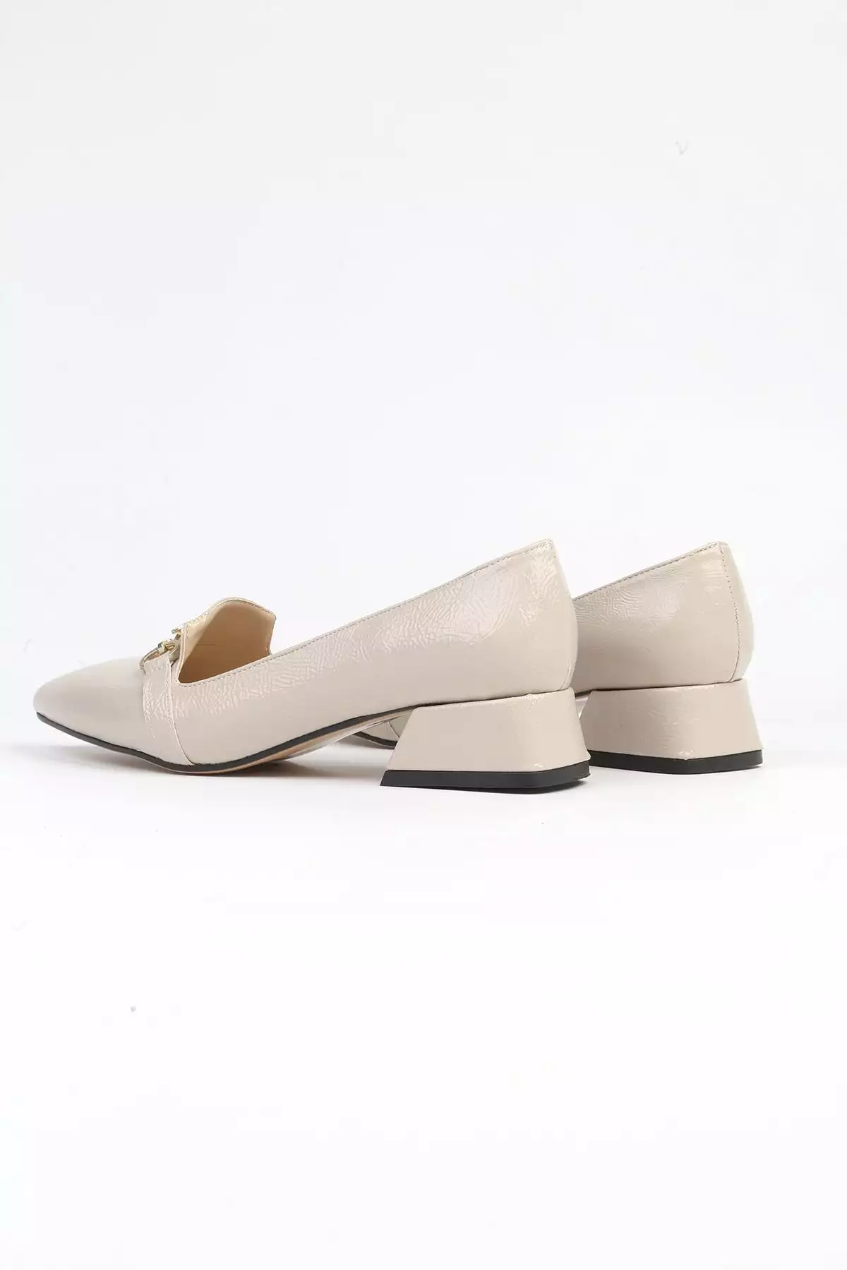 ® | PC-52567 - 3478 بژ چیندار - کفش پاشنهبلند زنانه برند Pierre Cardin - 774633554