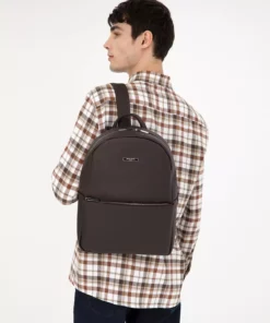 کوله پشتی چرم قهوهای مردانه 50296098-VR029 برند Pierre Cardin - 869668616