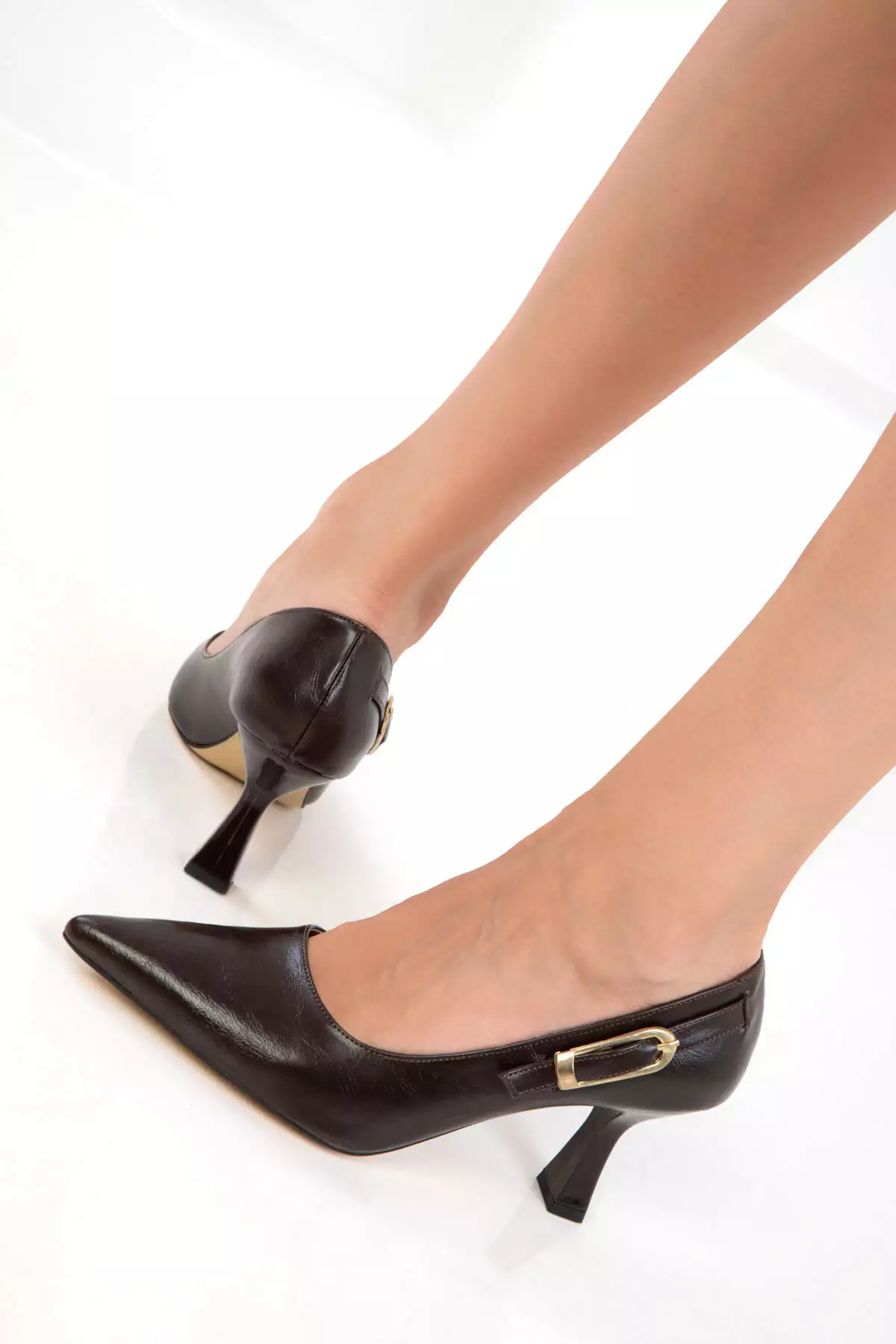 کفش پاشنه کلاسیک زنانه قهوهای ۲۰۹۰۵ برند SOHO - 982911613