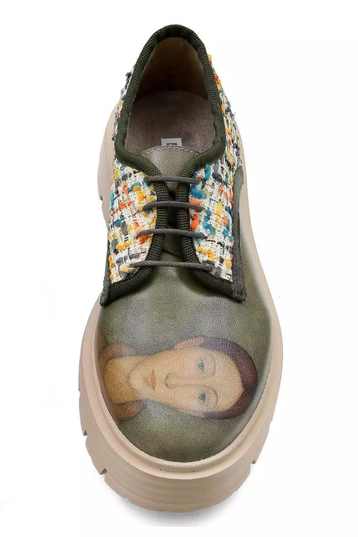 کفش روزمره زنانه از چرم وگان - طراحی نقاشی یک خانم برند Dogo - 960335975