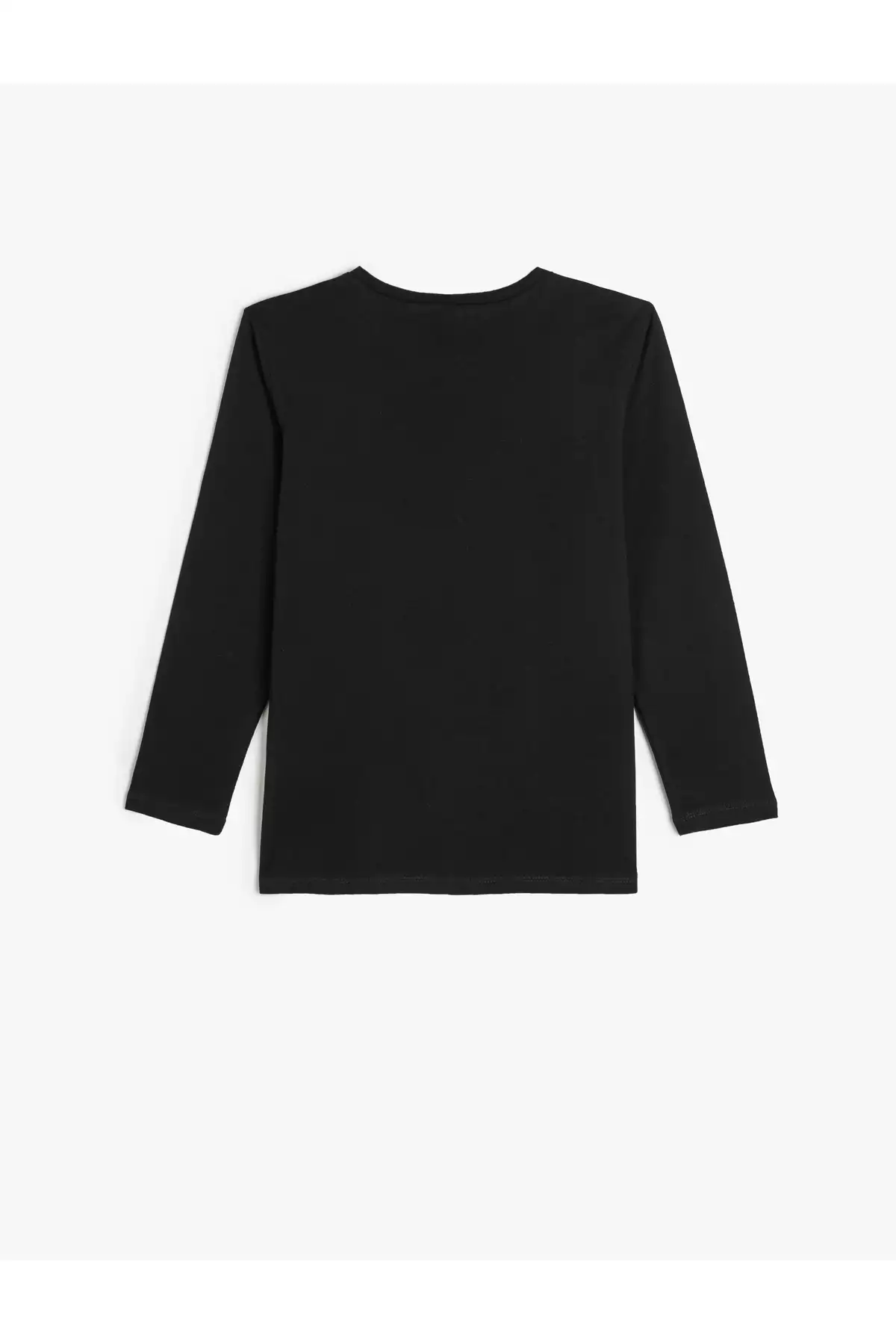 تیشرت ورزشی با طراحی تمهای ورزشی و یقه گرد با آستینهای بلند برند Koton - 815126022