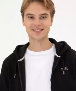 ژاکت بافتنی مشکی مردانه 50313755-VR046 برند U.S. Polo Assn. - 1033132612