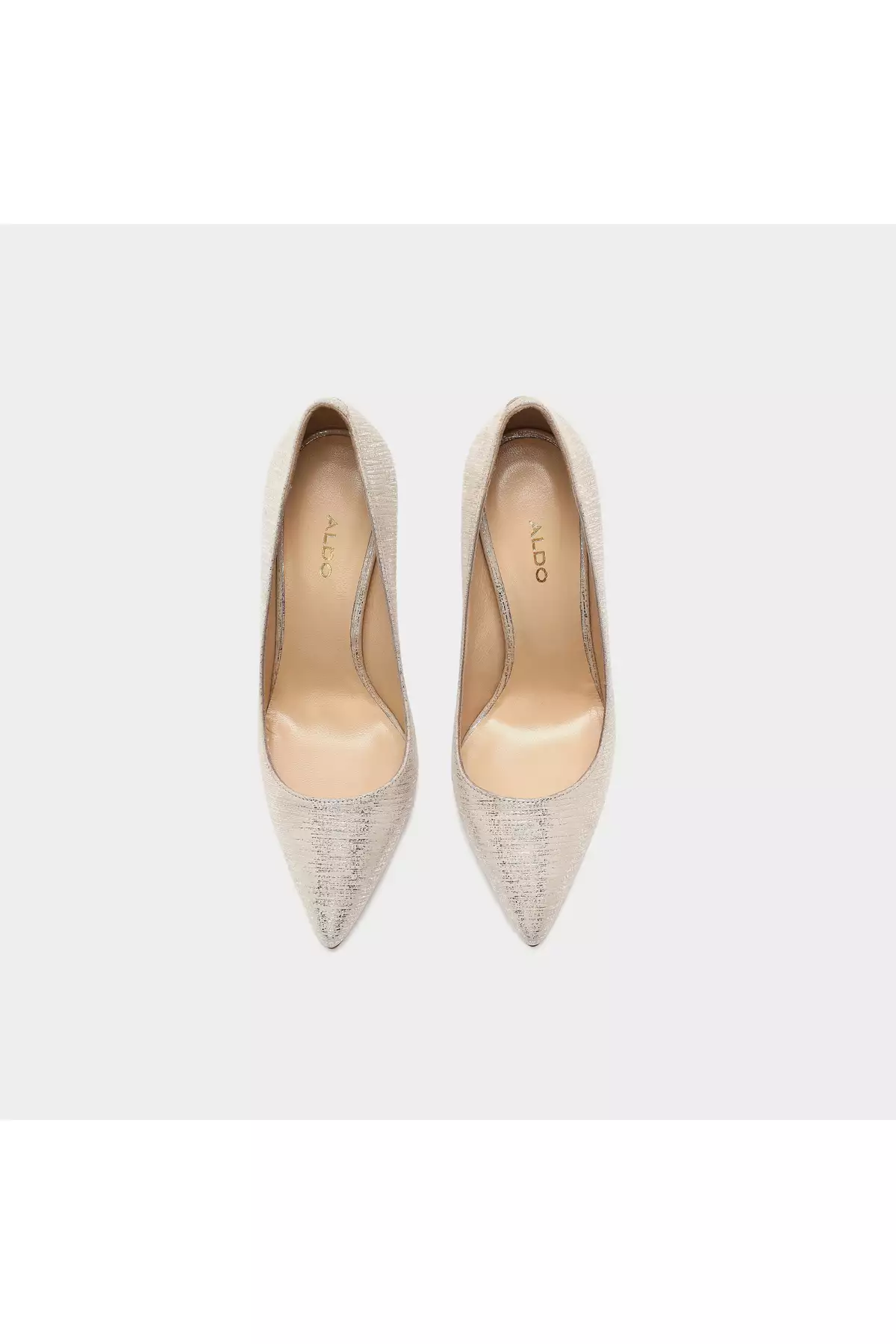 لورا - کفش پاشنه بلند زنانه طلایی برند Aldo - 899282394