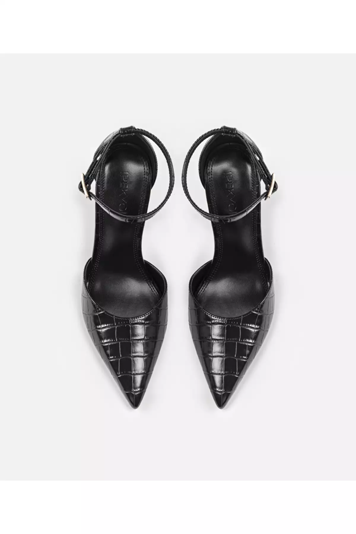 کفش پاشنهبلند با طرح پوست تمساح برند İpekyol - 1024370745