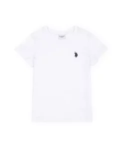 تیشرت پسرانه سفید ساده آستین کوتاه گرد 50279612-VR013 برند U.S. Polo Assn. - 829942685