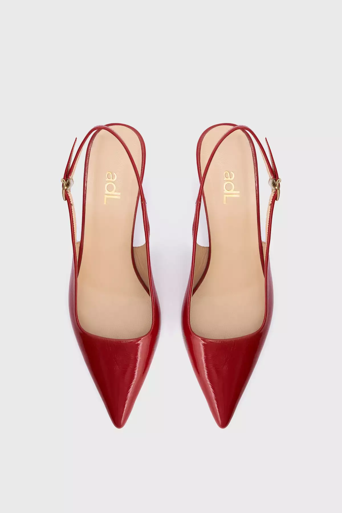 کفش پاشنهبلند پشت باز چرم برند adL - 947435914