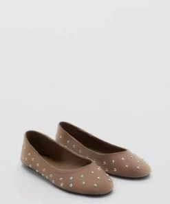 بافت چرم زیمبالی برند MANGO - 960463294