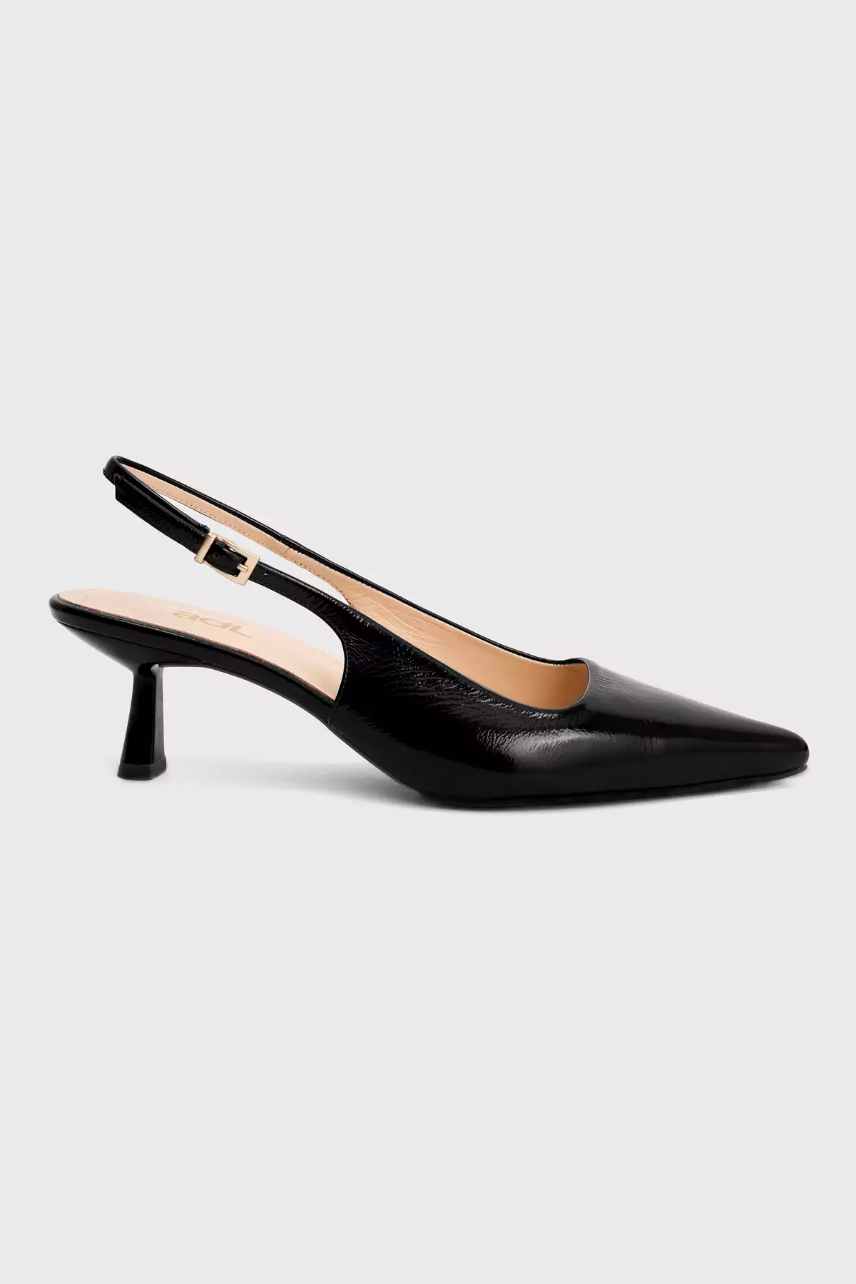 عزیزم، ترجمه این محصول به فارسی به صورت زیر است: "کفش پاشنهبلند با پشت باز از چرم" برند adL - 938444524