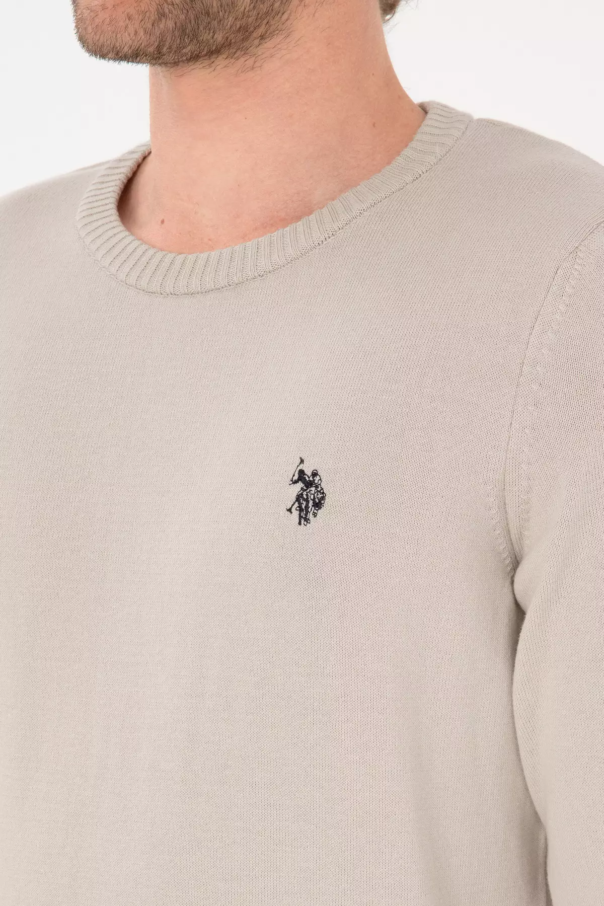 عطر مردانه با طراحی باریک گردندار، رنگ سنگی، مدل پایه کد 50313713-VR049 برند U.S. Polo Assn. - 959799861