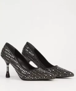 کفش پاشنه بلند مشکی PC-55020 برند Pierre Cardin - 987704265