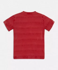 تیشرت معمولی بافندگی ژاکارد بچهگانه برند Guess - 941149561