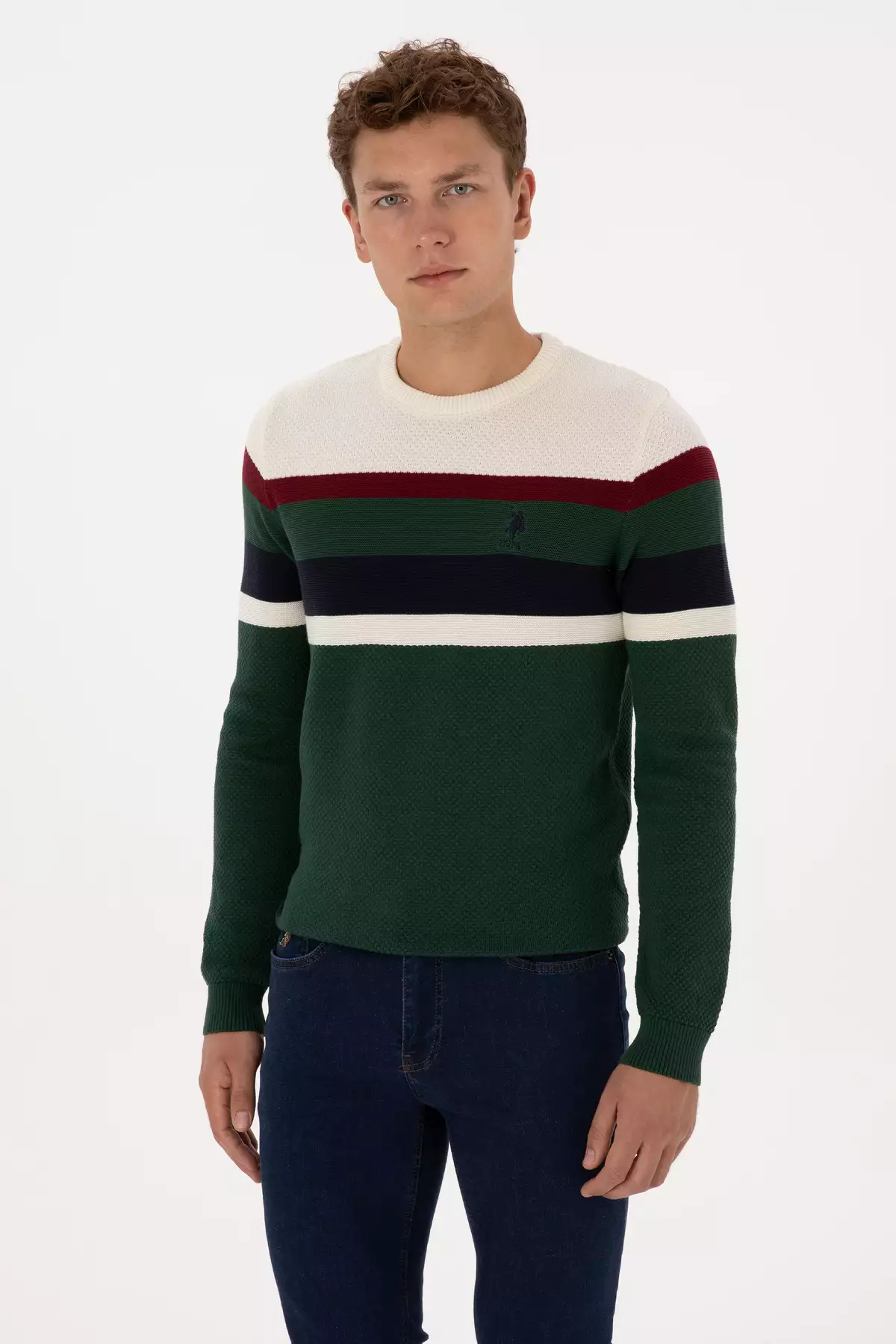 کرم تیره سبز مردانه 50308234-VR079 برند U.S. Polo Assn. - 1034257465