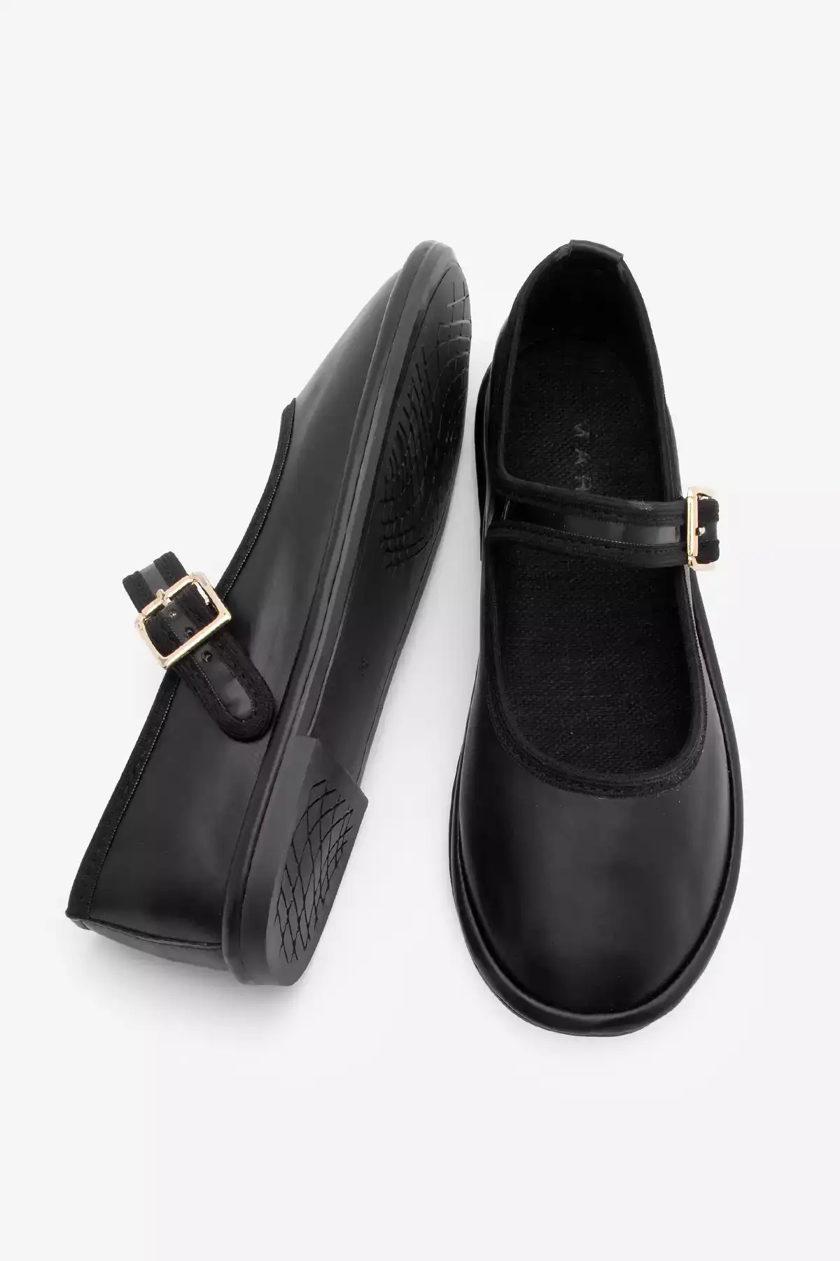 بافت زنانه بنددار لوناری مشکی برند Marjin - 929117040