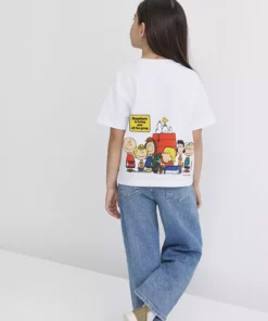 تی‌شرت سفید با طرح بادام‌زمینی / برش آزاد و راحت 7610295-620 برند Mavi - 903167764