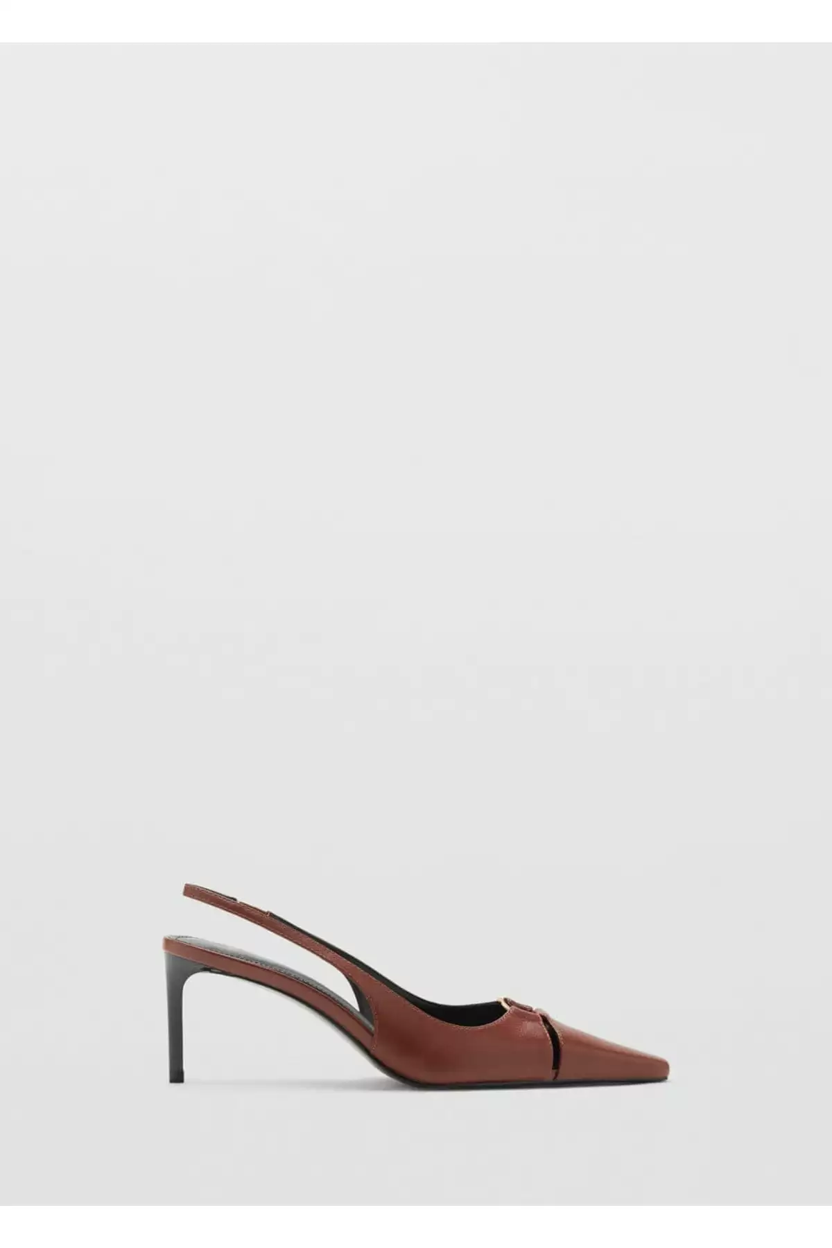 کفش پاشنهبلند چرم با جزئیات حلقهای برند MANGO - 982810922