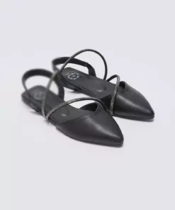 بابت زنانه با نوک تیز و ظاهر چرم مانند برند LC Waikiki - 679260943