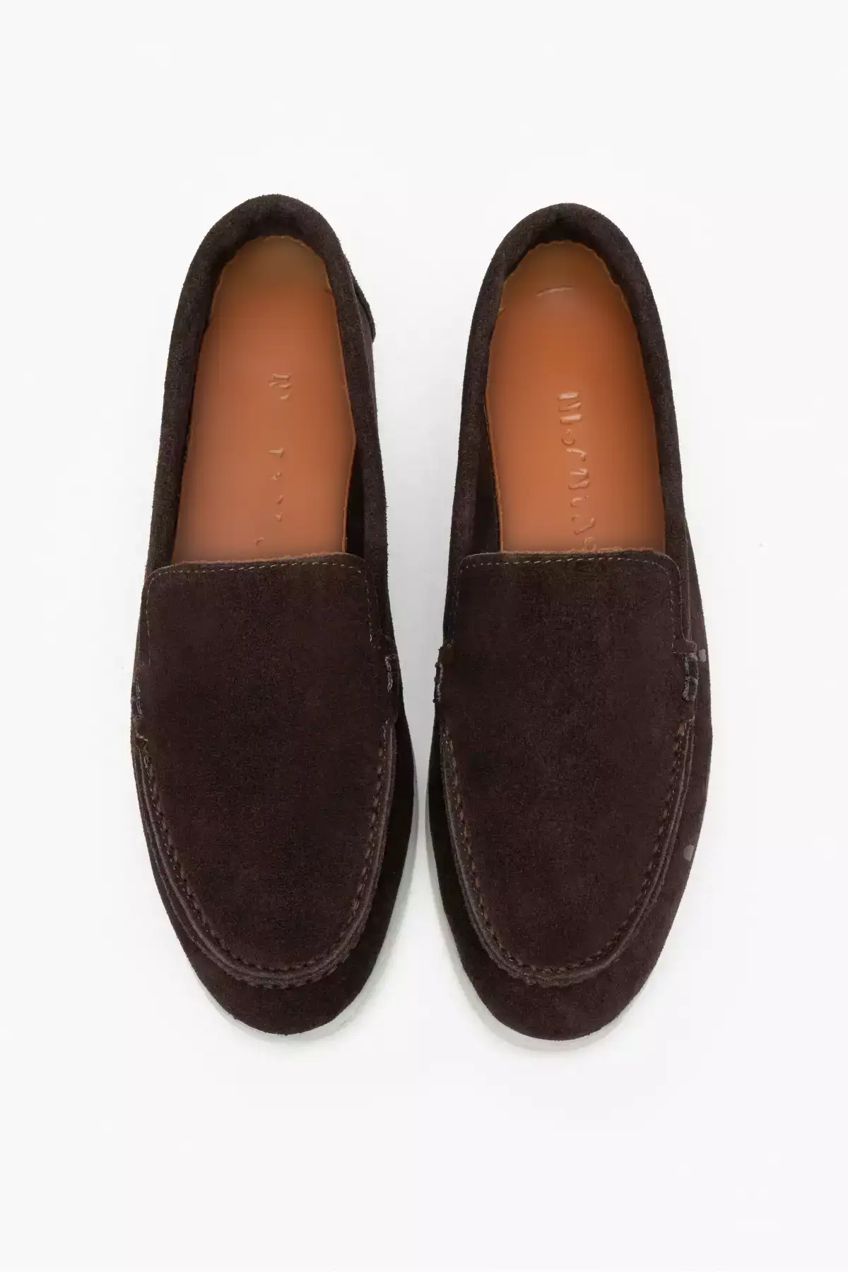 زنانه کفش باله ای تخت از چرم طبیعی ون برند NİŞANTAŞI SHOES - 854433629