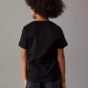 تی‌شرت بچه‌گانه مشکی با طرح چاپی برند Calvin Klein - 937423902