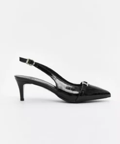 کفش پاشنه‌دار زنانه نوک تیز مشکی برند LC Waikiki - 982306692