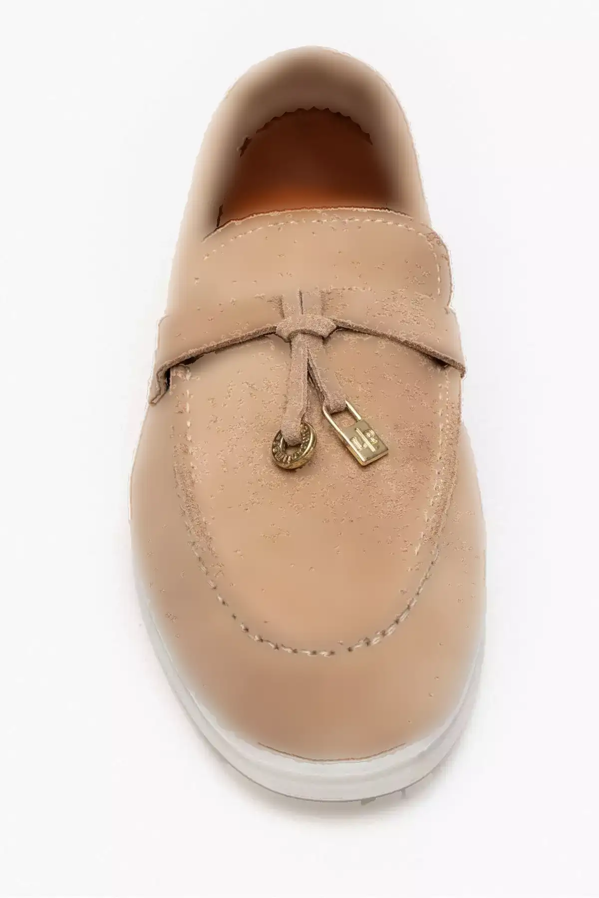 بابت کفشهای زنانه با رویه طبیعی و جزئیات گلدار و صافی، نام فارسی آن میتواند اینگونه باشد: "کفش زنانه بابی با رویه طبیعی و جزئیات فشن". برند NİŞANTAŞI SHOES - 856856703