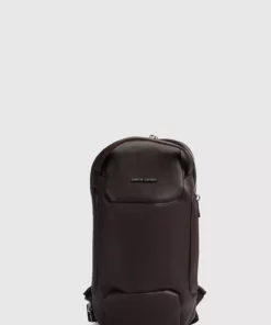 کوله پشتی مردانه قهوه‌ای برند Pierre Cardin - 750845649