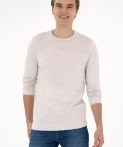 کاپشن مردانه ملانژ سنگی 50293089-VR225 برند U.S. Polo Assn. - 886511338