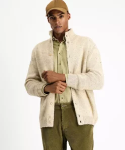 ژاکت بافتنی پشمی طرح‌دار برند Kiğılı - 885698409