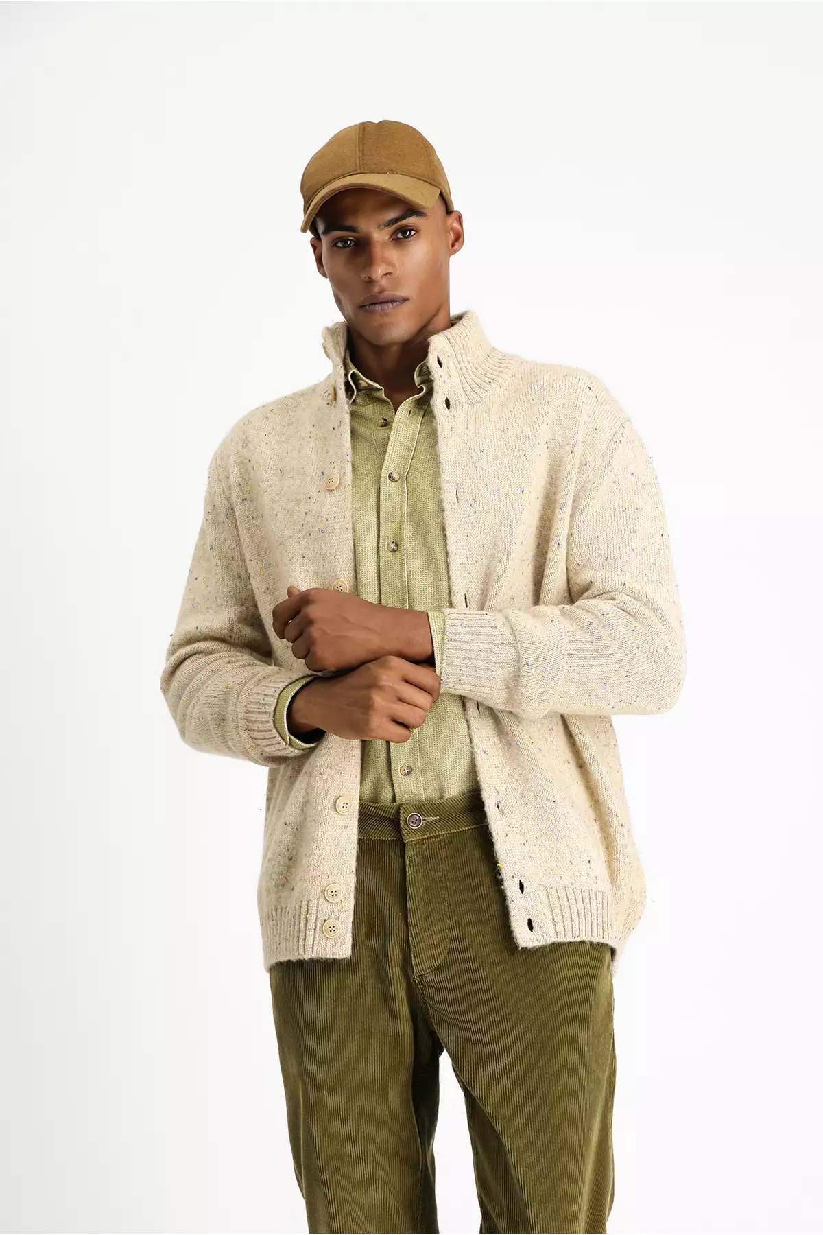 ژاکت بافتنی پشمی طرحدار برند Kiğılı - 885698409