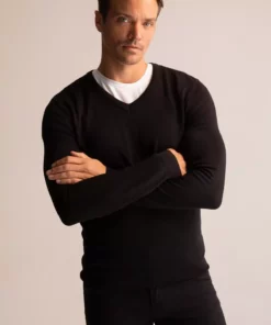 ک pullover یقه V کشباف برای آقایان مدل Y0799AZ22AU برند Defacto - 332375581
