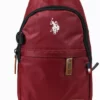 کیف سینه‌ی Plevr 23750، چرم قرمز، مناسب برای دوش و کمر برند U.S. Polo Assn. - 790204948