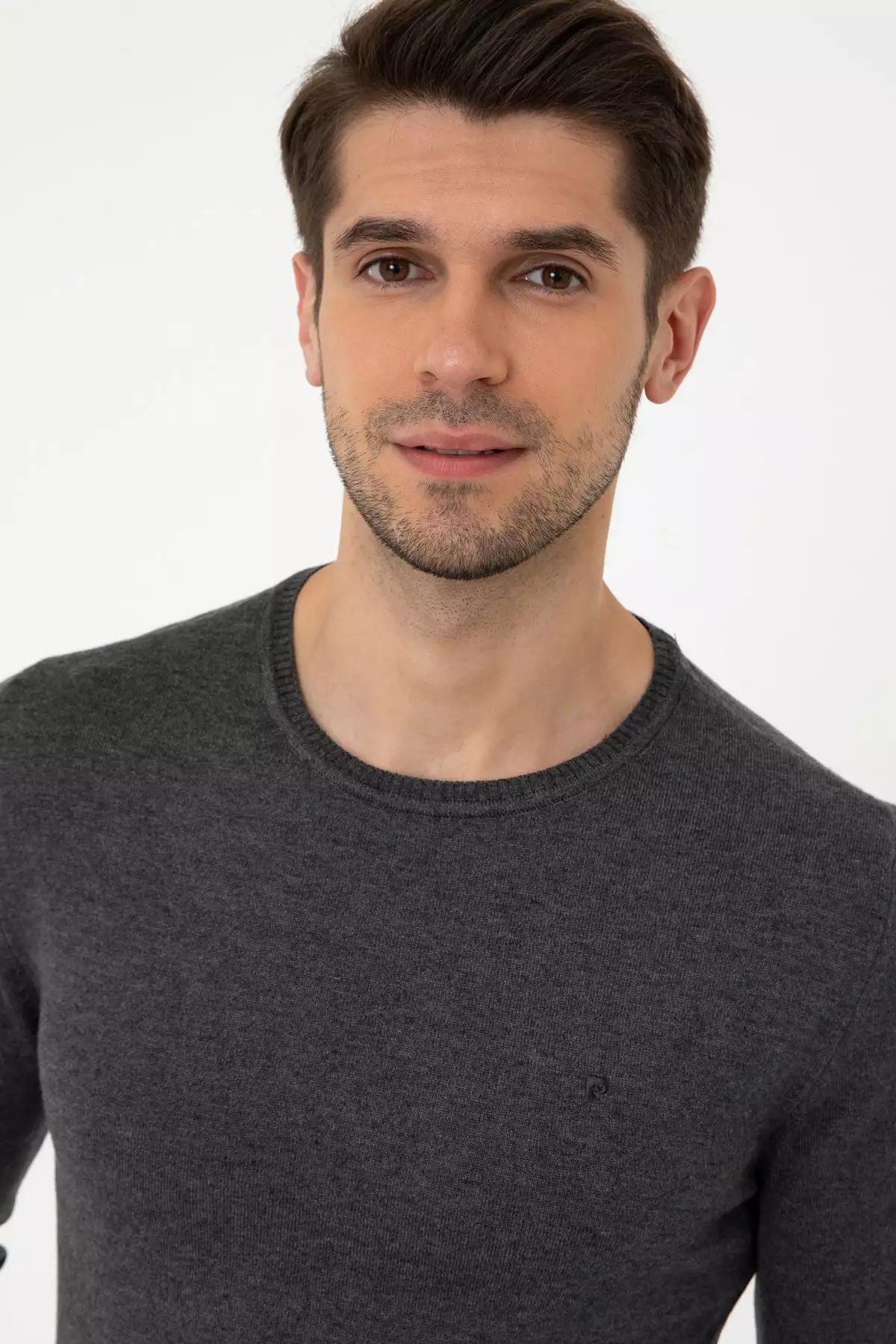 کالج مردانه مشکی ملانژ برند Pierre Cardin - 176804503