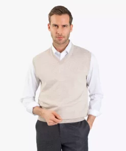 تریko سوئتر بزرگ مردانه - ملانژ بژ برند Karaca - 875678136