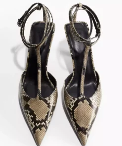 صندل پاشنه‌دار و بنددار برند H&M - 947887637