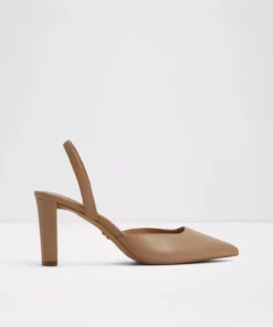 اوایلدان - کفش زنانه با کف پلاستیکی واقعی و پاشنه بلوک تن برند Aldo - 941265811