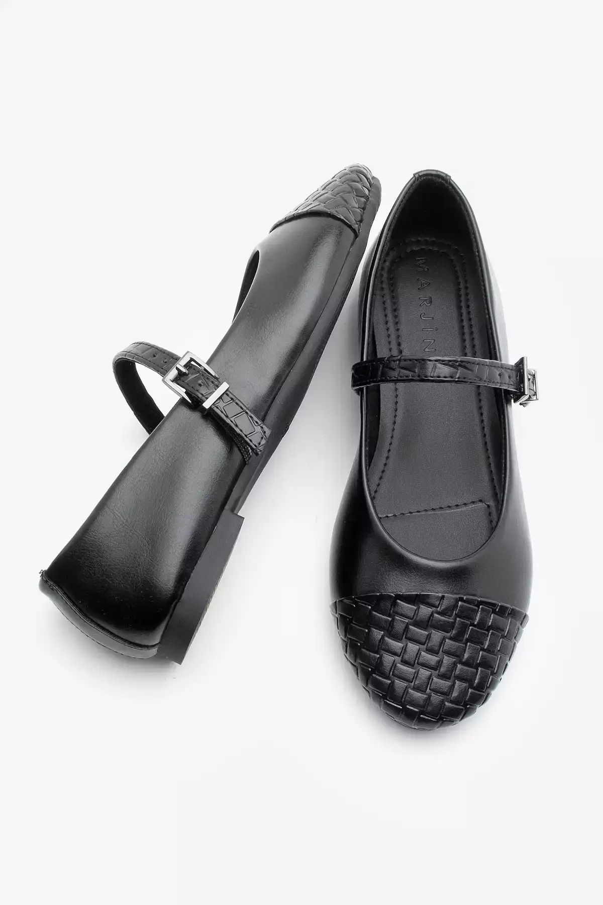 بابت روزمره بنددار زنانه طرحدار برند رنادا مشکی برند Marjin - 991034626