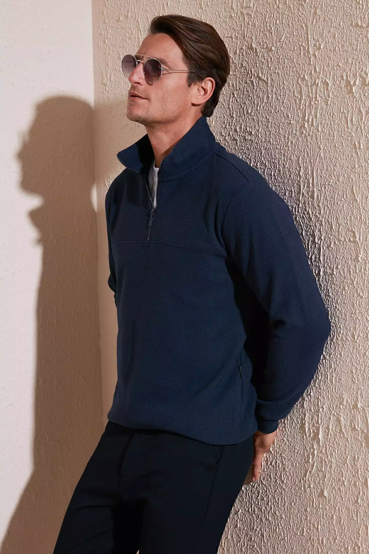 سوئیشرت نخی راحت پوش مردانه KAZAK 456112 BR برند Buratti - 847013599