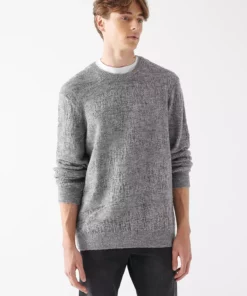 ژاکت گردن دوچرخهای خاکستری، فیت معمولی / برش عادی 0710083-80018 برند Mavi - 411180748