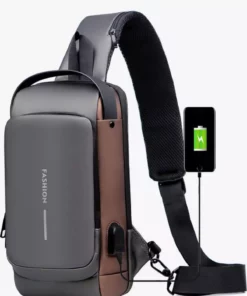 کوله‌پشتی قابل قفل با درگاه شارژ USB برای پشت، کمر و شانه برند Luma Smile - 875928981