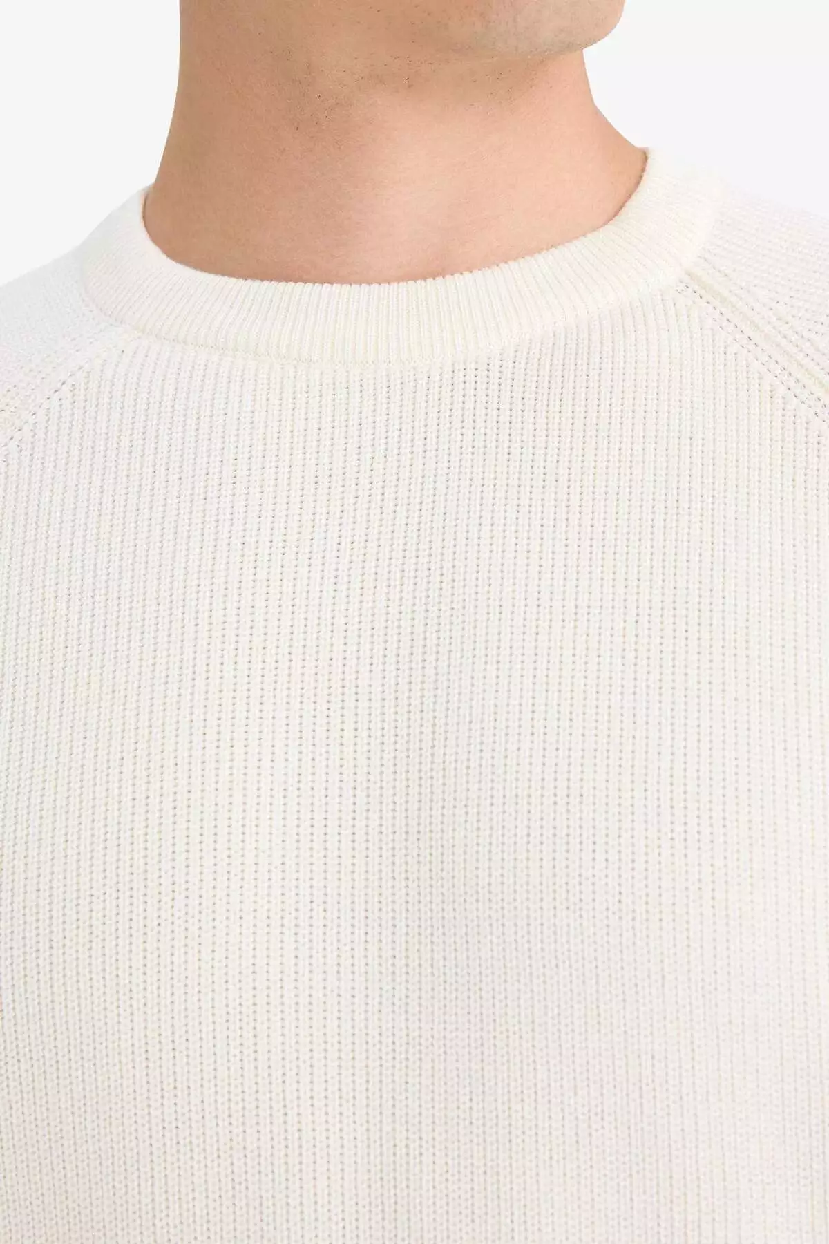 کد نیمهتنگ نرمال دور گردن مدل ساده بافتنی A8458ax24wn برند Defacto - 844001779