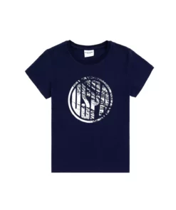 تیشرت ساده یقه گرد آبی تیره مخصوص پسران بچه 50284819-VR033 برند U.S. Polo Assn. - 830502930