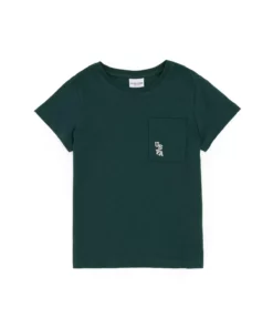 تیشرت یقه گرد دوچرخه سواری در رنگ سبز تیره برای پسران برند U.S. Polo Assn. - 866566206