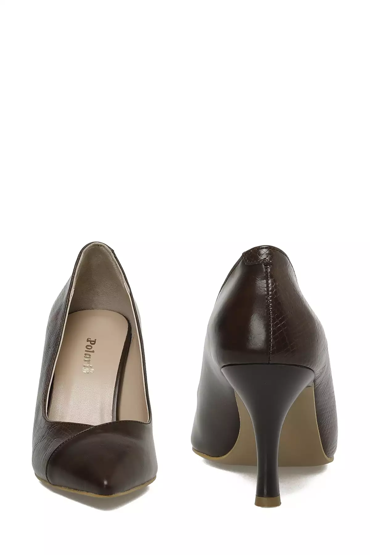 322043.Z کفش پاشنهدار زنانه قهوهای برند Polaris - 784443270